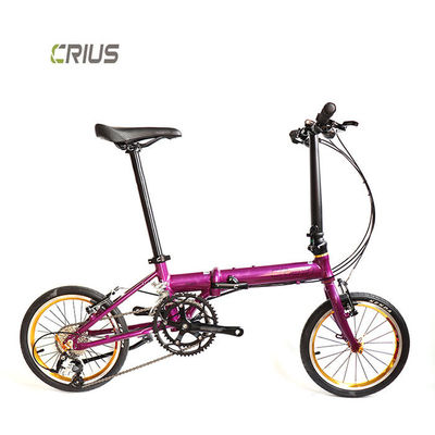 16 ιντσών αναδιπλούμενο ποδήλατο με Microshift R9 Rear Derailleur και Xunjie 9s 11-28T Cassette