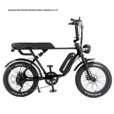 Προσαρμοσμένο 48V 1000W Ηλεκτρικό ποδήλατο 20 ιντσών παχύ ελαστικό Ebike με και 52V Lithium μπαταρία φορτιστή