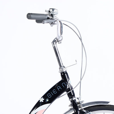 24 Ατσάλινο πλαίσιο Single Speed Ladies Bike Πολεμικό ποδήλατο με μπροστινό και πίσω τροχό δίσκο φρένο