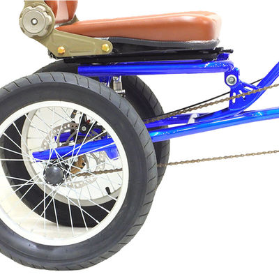 16 ιντσών Trike 3 τροχούς τρίκυκλο ενήλικες φορτίο ποδήλατο με υψηλή ανθρακούχο χάλυβα χειριστήρια στέλεχος
