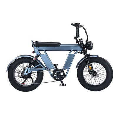 20 ιντσών Fat Tire Ηλεκτρικό ποδήλατο με 48V πλαίσιο από κράμα αλουμινίου και διπλή ανάρτηση