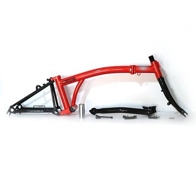 Ελαφρύ 16"-17" CR-MO 4130 Ατσάλινα αναδιπλούμενα ποδήλατα για εξωτερικές περιπέτειες