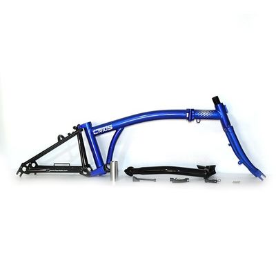 Ελαφρύ 16"-17" CR-MO 4130 Ατσάλινα αναδιπλούμενα ποδήλατα για εξωτερικές περιπέτειες