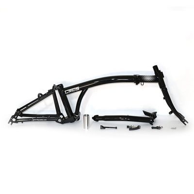 Ελαφρύ 16"-17" CR-MO 4130 Ατσάλινα αναδιπλούμενα ποδήλατα για εξωτερικές περιπέτειες
