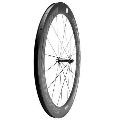 Προσαρμόσιμες 45mm Carbon Fiber Οδικές ρόδες ποδηλάτου 700c 20 24h R13 Hub Carbon Wheels
