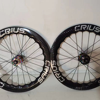 BMX Carbon Wheelset 1.8kg βάρος για Crius αναδιπλούμενο ποδήλατο μακροχρόνια απόδοση