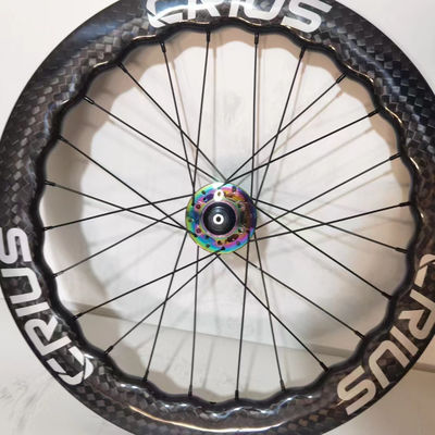 BMX Carbon Wheelset 1.8kg βάρος για Crius αναδιπλούμενο ποδήλατο μακροχρόνια απόδοση