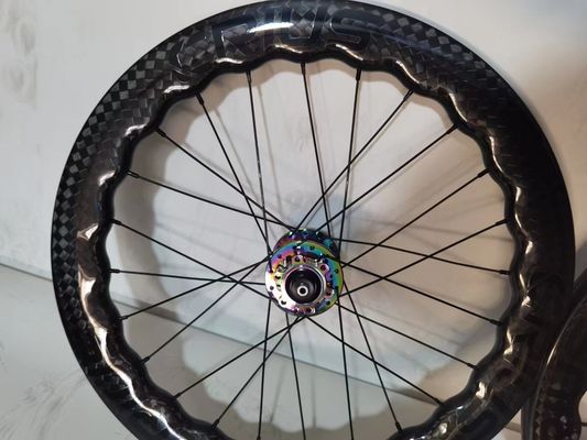 BMX Carbon Wheelset 1.8kg βάρος για Crius αναδιπλούμενο ποδήλατο μακροχρόνια απόδοση