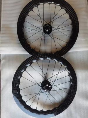 BMX Carbon Wheelset 1.8kg βάρος για Crius αναδιπλούμενο ποδήλατο μακροχρόνια απόδοση