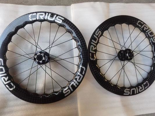 BMX Carbon Wheelset 1.8kg βάρος για Crius αναδιπλούμενο ποδήλατο μακροχρόνια απόδοση