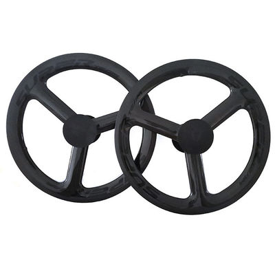 Super Team 451 3K Grosy Rim Brake Wheelset Μαύρο για επαγγελματικά ποδήλατα βουνού
