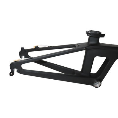 Ελαφρύ 20 ιντσών Carbon Bike Frame με Gloss Surface Processing Mode και BB92mm Pressfit