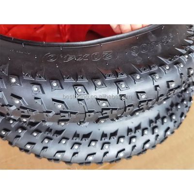 20"X4.0" Πυροβολημένο Fat Bike Τεχνητό Snow Bike Για Ηλεκτρικό Ποδήλατο Το Χειμώνα οδήγηση