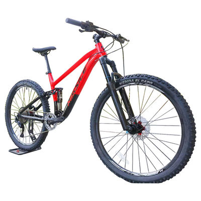 27.5" Δύο τροχιά Μεγέθους ανάρτησης MTB με Shimano M4100 10s Shifter πλήρης ανάρτηση