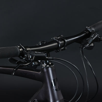 700*35C Τεχνη Flat Bar Adventure Bike με συνηθισμένο πεντάλ και υλικό αλουμινίου πιρούνι