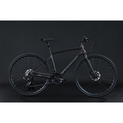700*35C Τεχνη Flat Bar Adventure Bike με συνηθισμένο πεντάλ και υλικό αλουμινίου πιρούνι