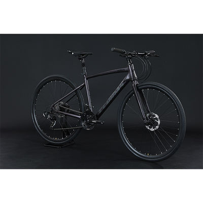700*35C Τεχνη Flat Bar Adventure Bike με συνηθισμένο πεντάλ και υλικό αλουμινίου πιρούνι