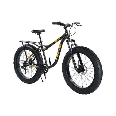 Άνδρες Steel Frame Fat Bike 26" x 4.0" Shimano 7s Strong Carrier με προσαρμοσμένο λογότυπο