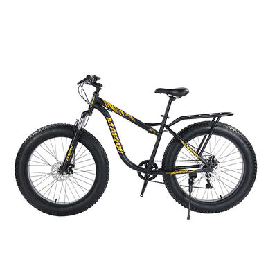 Άνδρες Steel Frame Fat Bike 26" x 4.0" Shimano 7s Strong Carrier με προσαρμοσμένο λογότυπο
